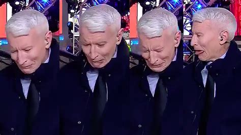 anderson cooper giggles.